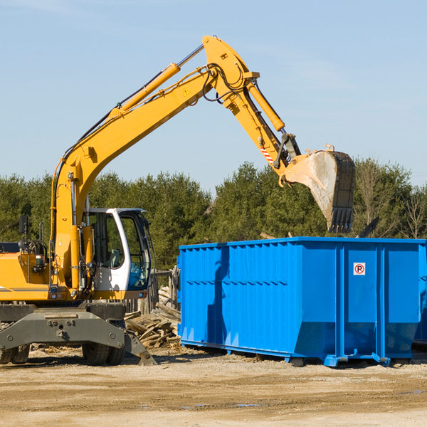 is there a minimum or maximum amount of waste i can put in a residential dumpster in Cambria MI